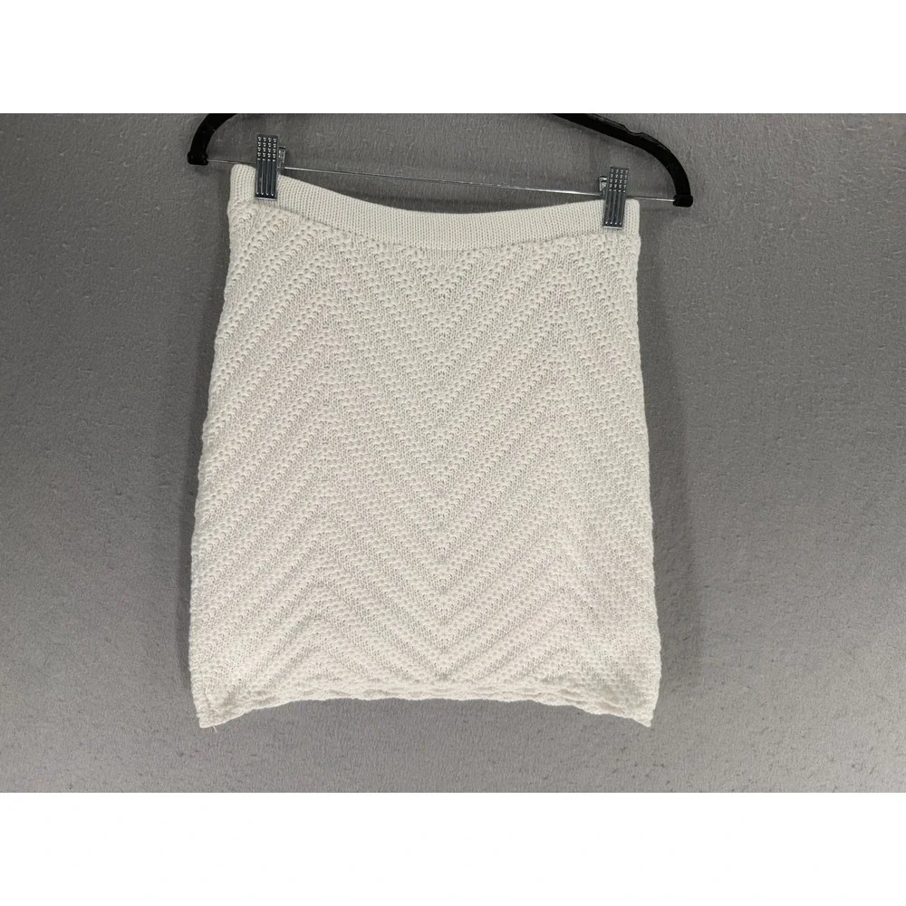 Hollister Mini Skirt Womens S White Crochet Ultra High Rise Y2K Coquette Coastal
